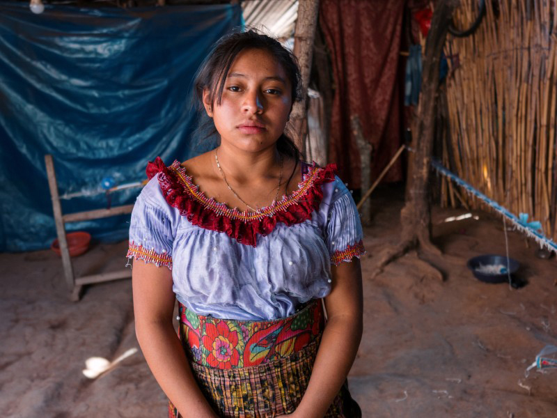 Francisca has struggled with hunger throughout her pregnancy.