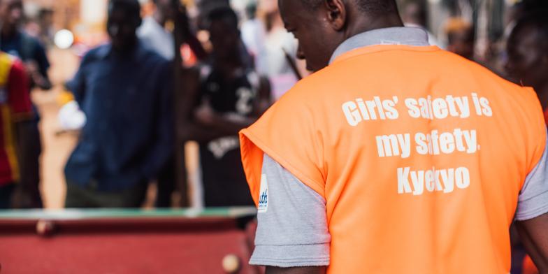 Eric promotes gender equality among his motorcycle taxi community in Uganda.