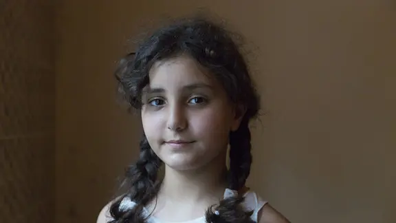 10-year-old Lamar's extended family live in the same apartment block, which was badly damaged in the Beirut explosion.