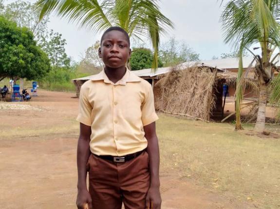 Cephas joined a health club in his school set up by Plan International and is now a champion for girls' rights