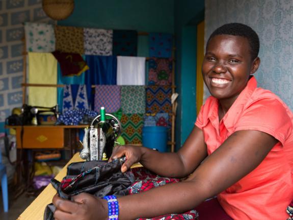 In Tanzania, Nyamburi was married when she was just 15. Today she has plans to become a business woman.