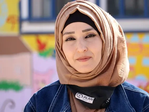 Alia is an integral part of Plan International’s team in Azraq refugee camp