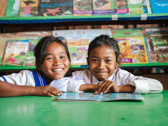 Plan International supports children’s education in Cambodia