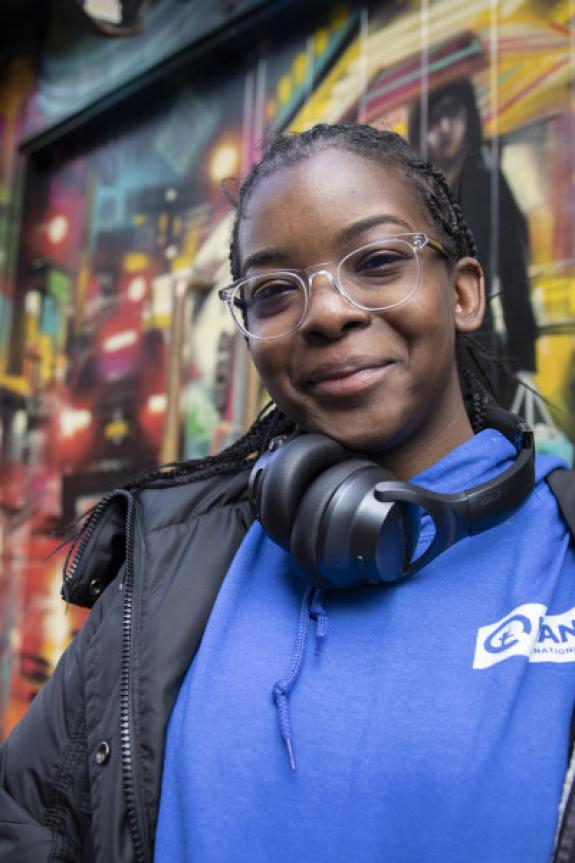 Beyonce, 19, London. Beyonce has shared her BSL skills with us at the youth residential as well as presenting on our Campaign across London