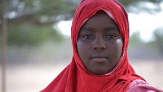 Najma, 12, Kenya, fears being forced into a marriage.