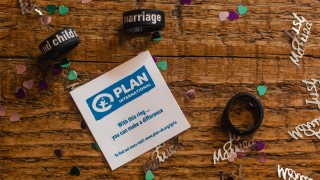 Plan International UK wedding favour rings