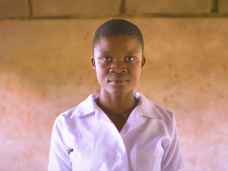 Photo of a girl in a white shirt