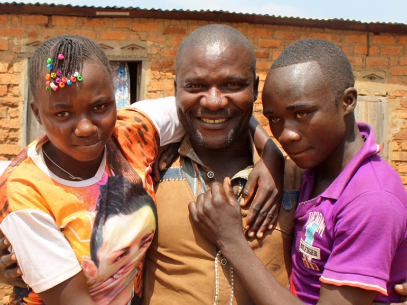 Anastasie and Bossin were reunited with their father after four years