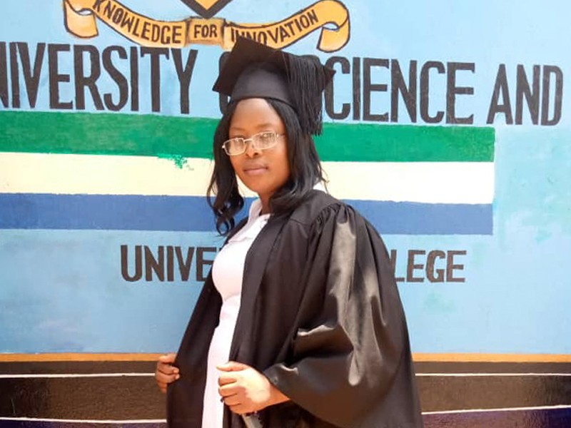 Woman graduates as a teacher with the support of Plan International's Girls Access to Education P