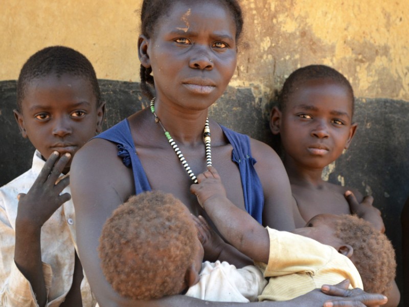 Viviana worries for her children's health in South Sudan