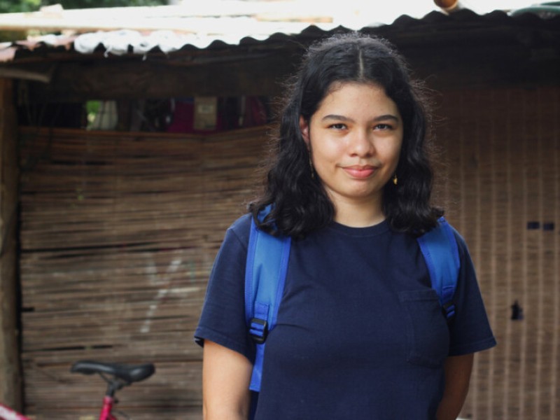 Yeimi recognises her right to freedom and education, El Salvador