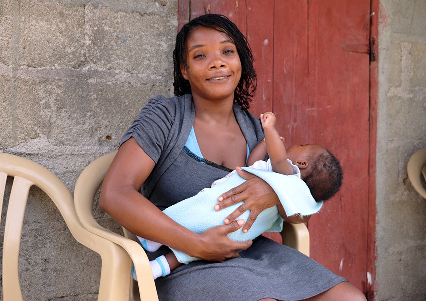 Nadia, 28, in Haiti