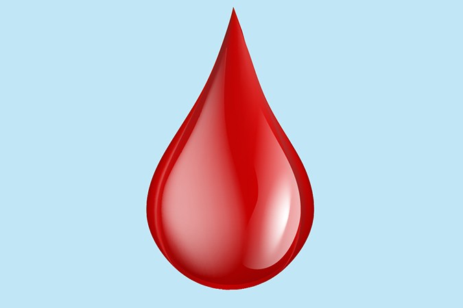 An image of the new blood drop emoji