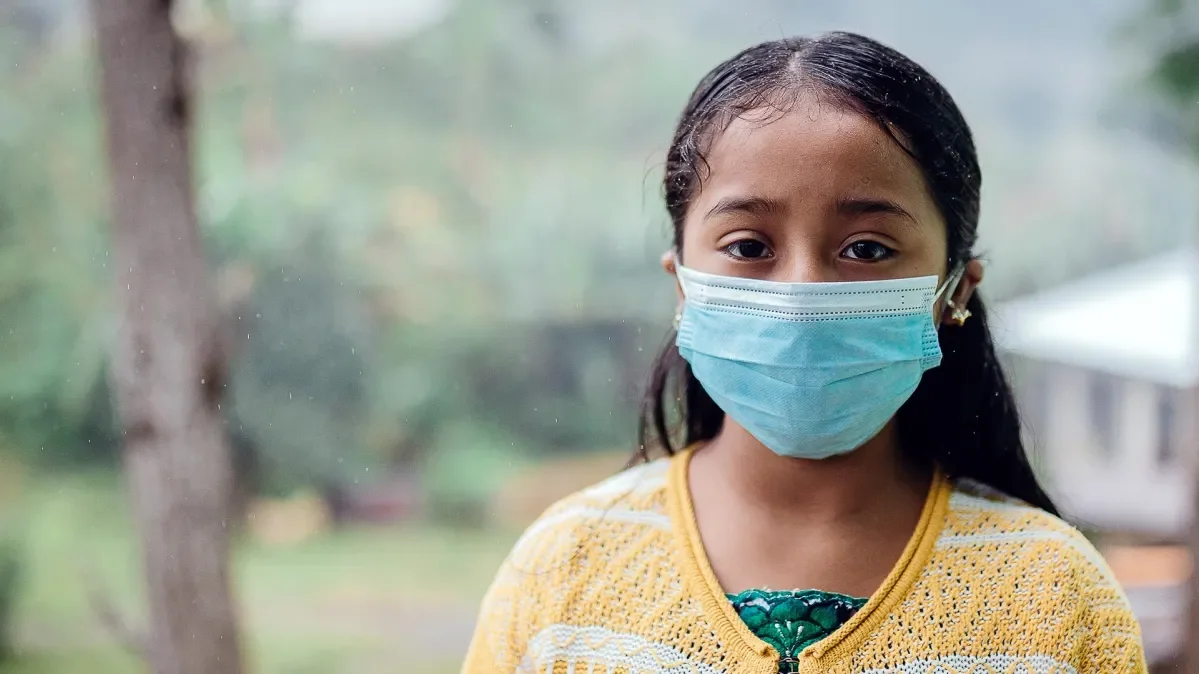 Eimy from Alta Verapaz is now living in a temporary shelter