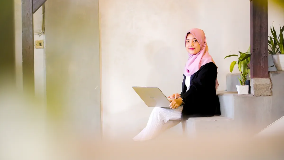 Rizka wants a career in IT after taking part in the Work in Tech programme.