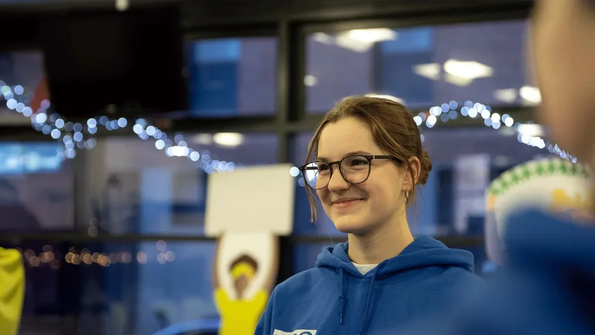 Aisling, a member of our Youth Advisory Panel at the Youth Residential.