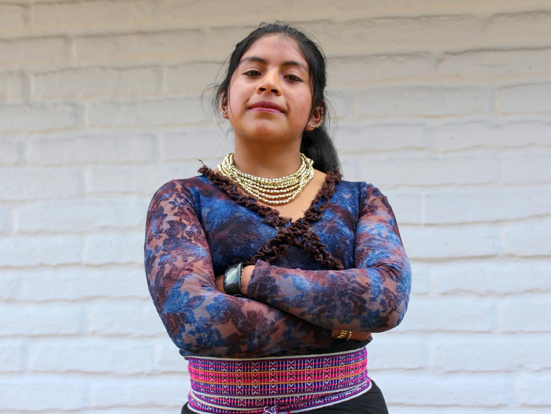Yadira, 18, is a young activist who is passionate about girls' rights and lives in Ecuador.  