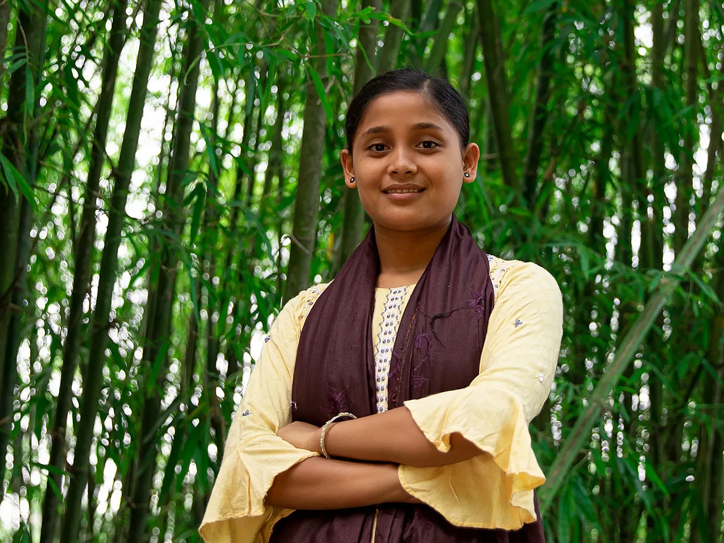 Antora, 16, is a girls' rights activist from Rangpur district.