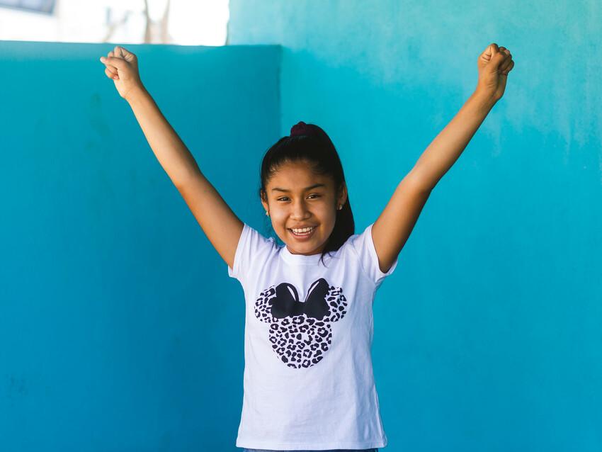 Brendy, 12, is a girl leader who wants to make a change in her community 