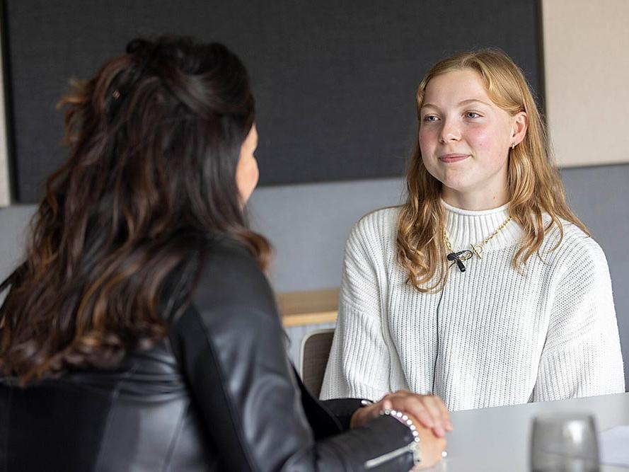 Elodie, 17, Youth Advisory Panel member. 