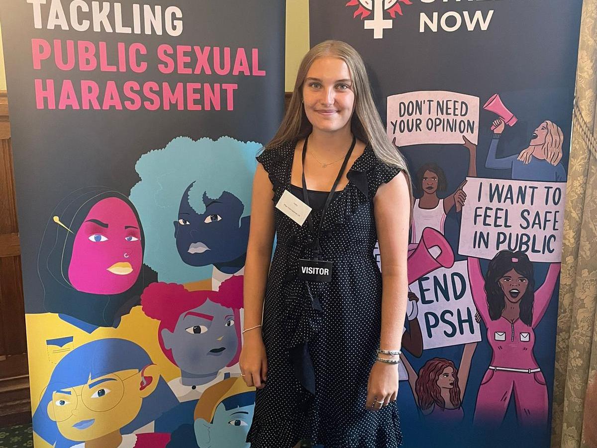 Holly, 18, is a young campaigner calling for public sexual harassment to be made a crime in the UK.