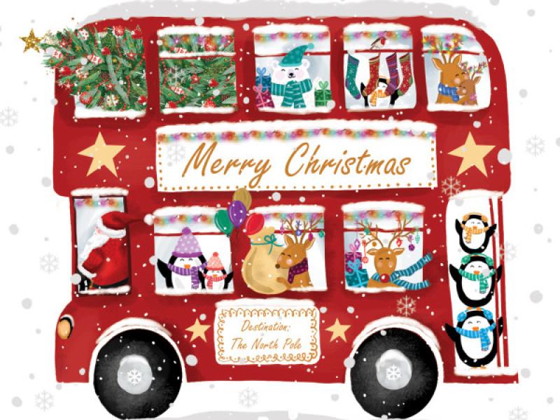 Christmas bus