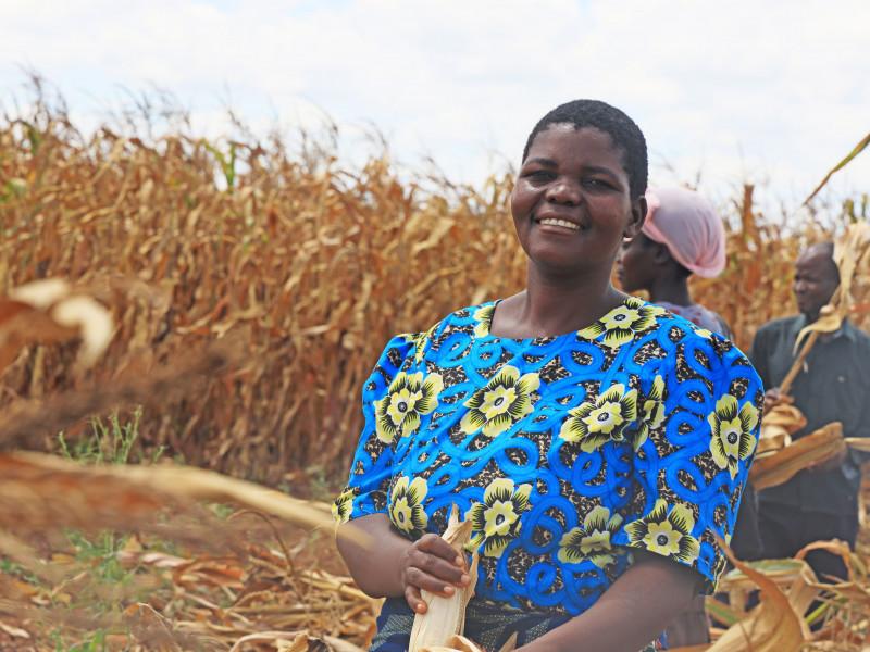 In Malawi, 38-year-old Annes, who works as a farmer, faces a daily challenge to find enough food for her children.