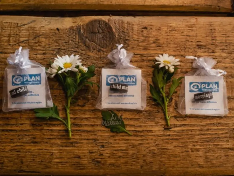 Giving in celebration - Plan UK wedding favour End Child Marriage ring