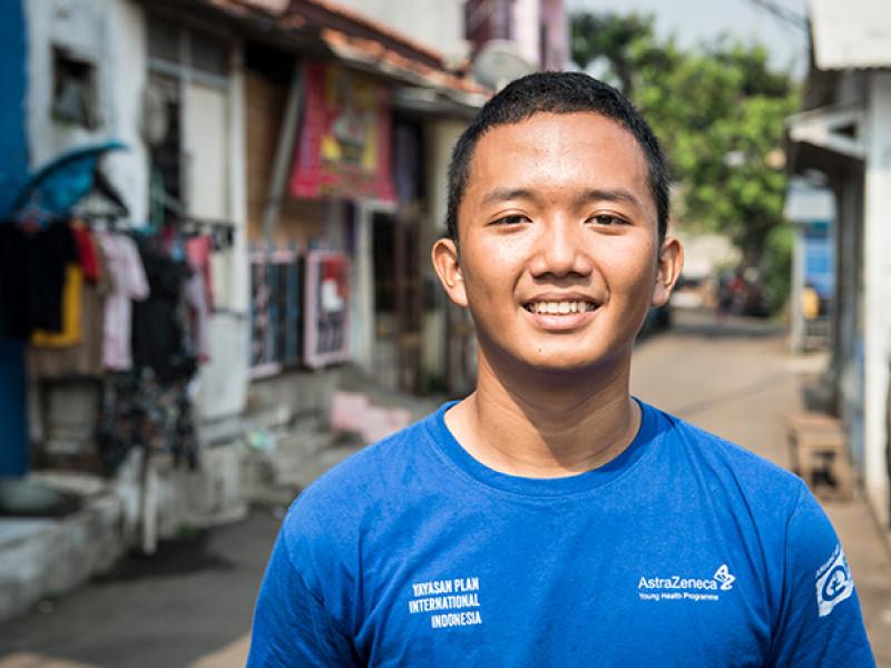 Shafly, a peer educator with the Young Health Programme in Indonesia