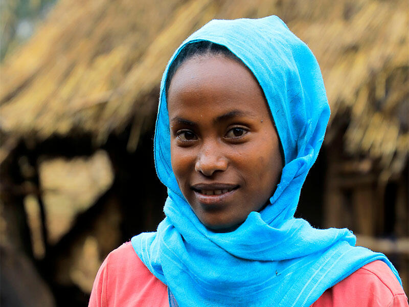 Debritu, 16, was able to stop her own forced marriage in Ethiopia.