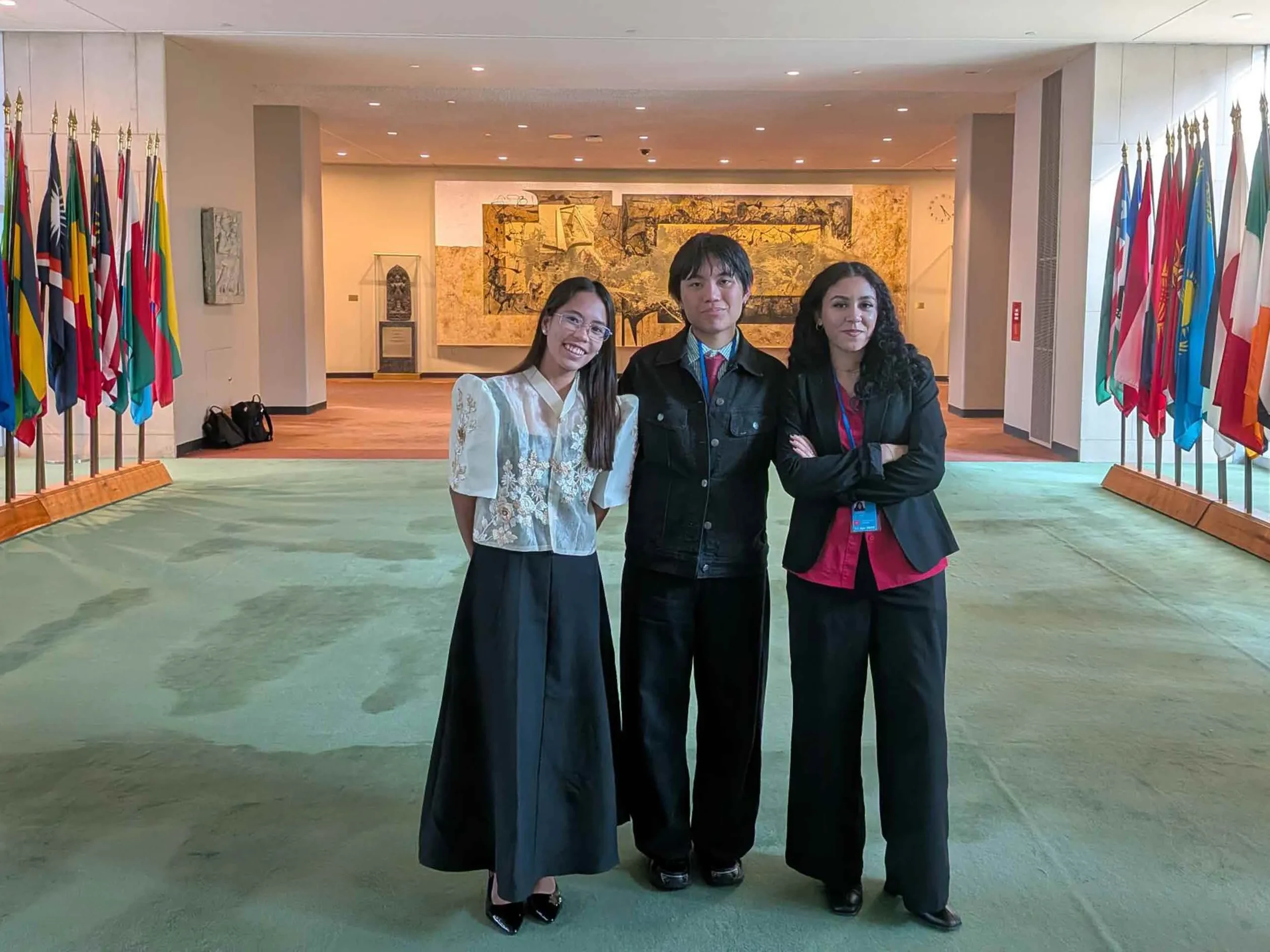 Youth advocates Theresa, Aneurin and Neisha travelled to New York for the 59th Commission on Population and Development.