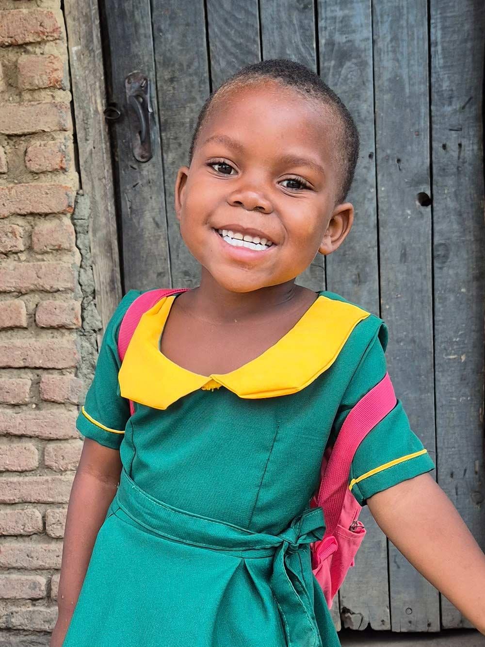 Asante on her way to school