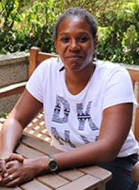 Axelle Fidelin-Nitiga is Plan International's Monitoring and Evaluation Officer